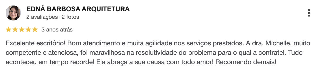 Avaliação de cliente 2