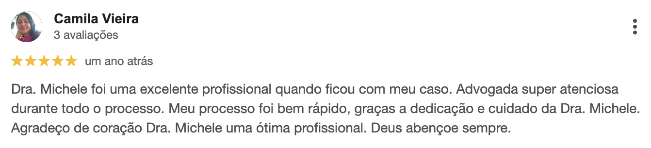 Avaliação de cliente 7