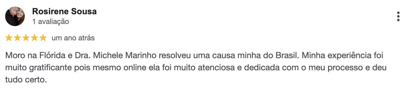 Avaliação de cliente 4