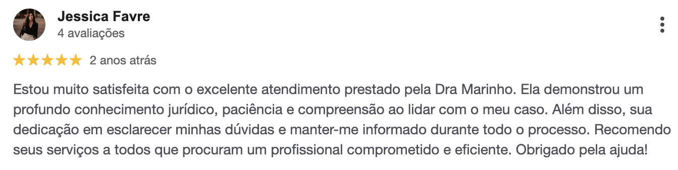 Avaliação de cliente 10